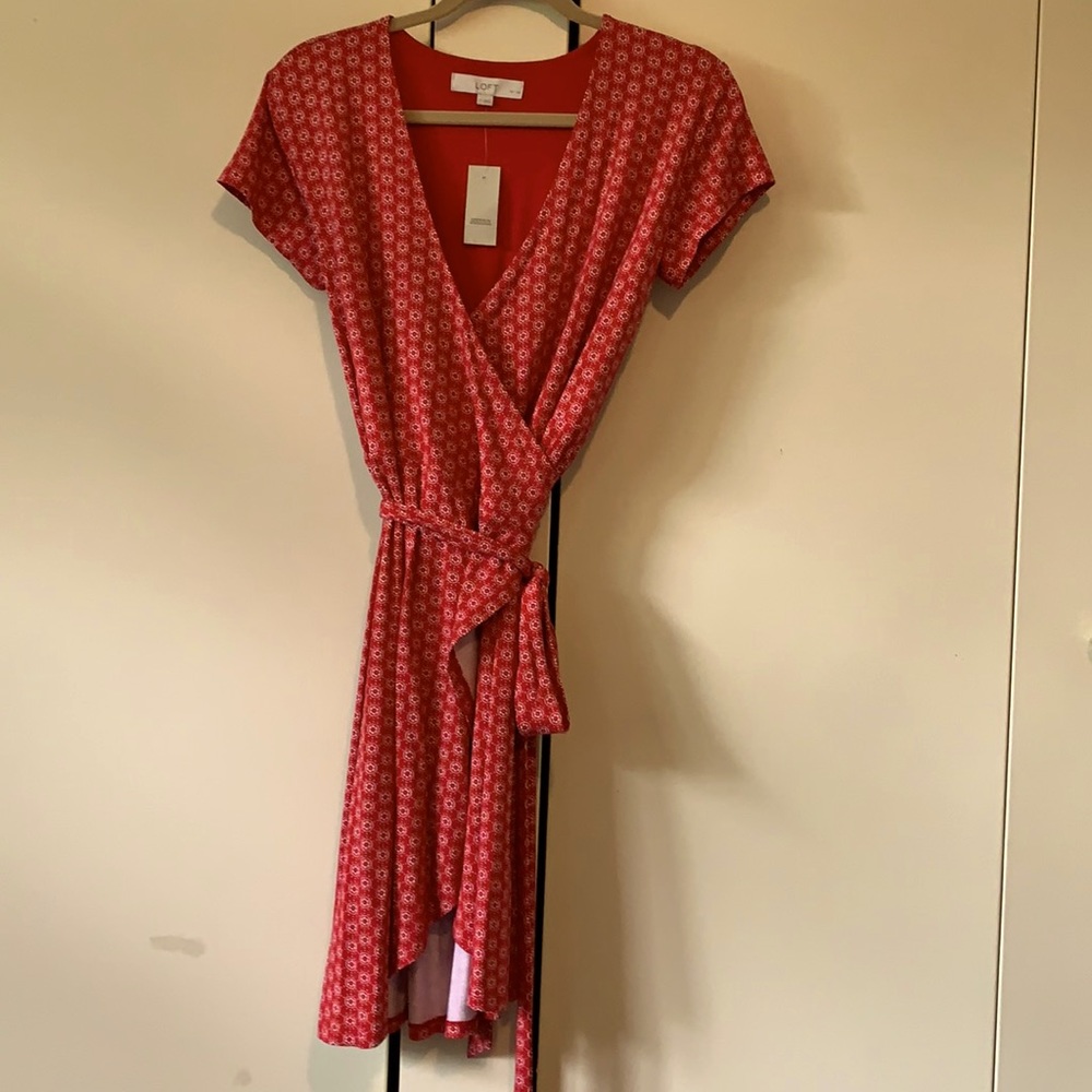 LOFT PETITES - Petite Knit Wrap Dress Size 4P